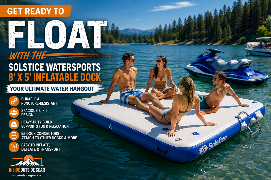 Get Ready to Float with the Solstice Watersports 8′ x 5′ Inflatable Dock