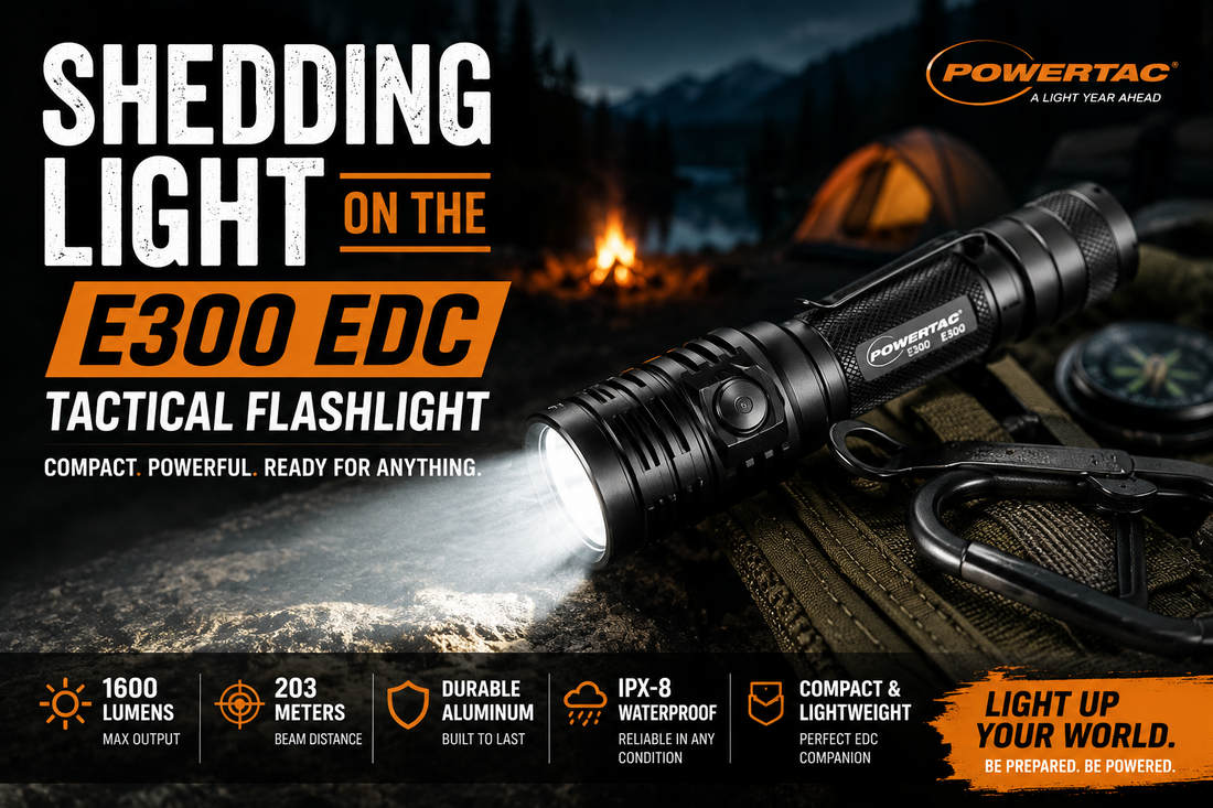 Shedding Light on the E300 EDC Tactical Flashlight