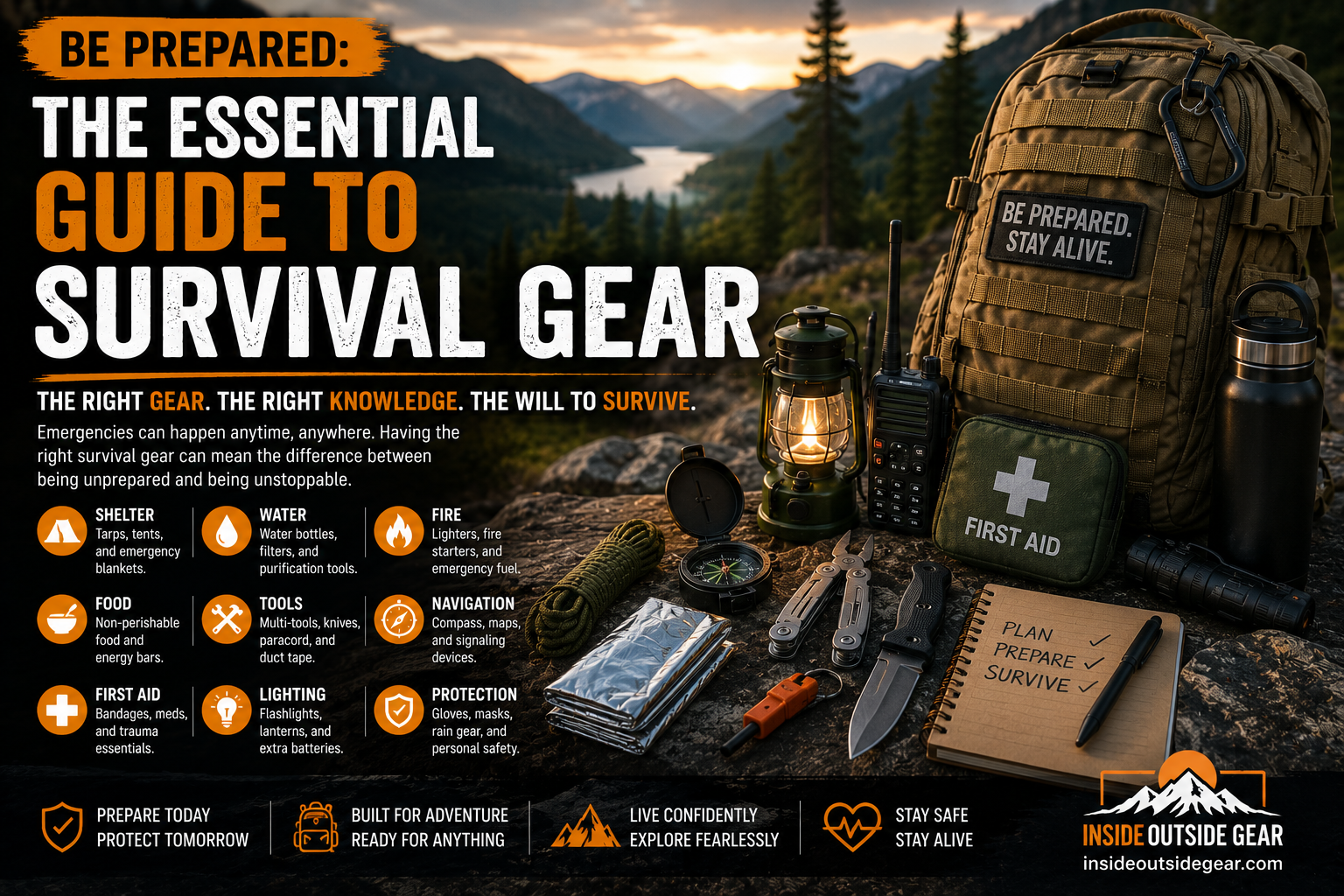 Be Prepared: The Essential Guide to Survival Gear