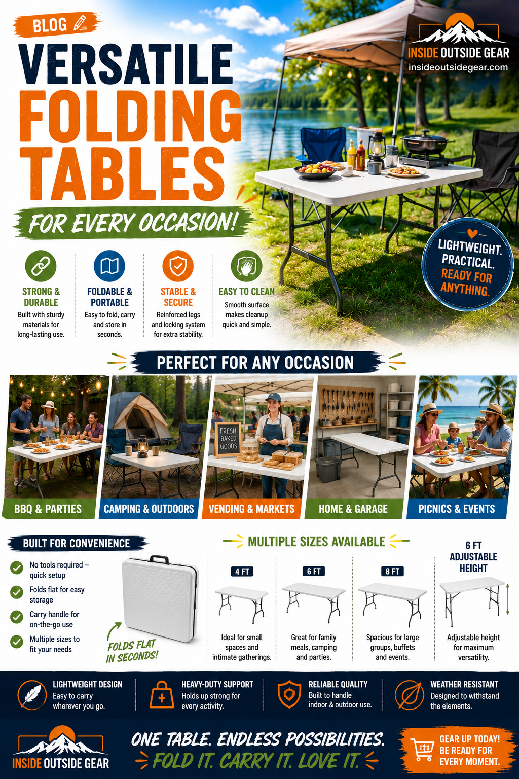 Versatile Folding Tables for Every Occasion