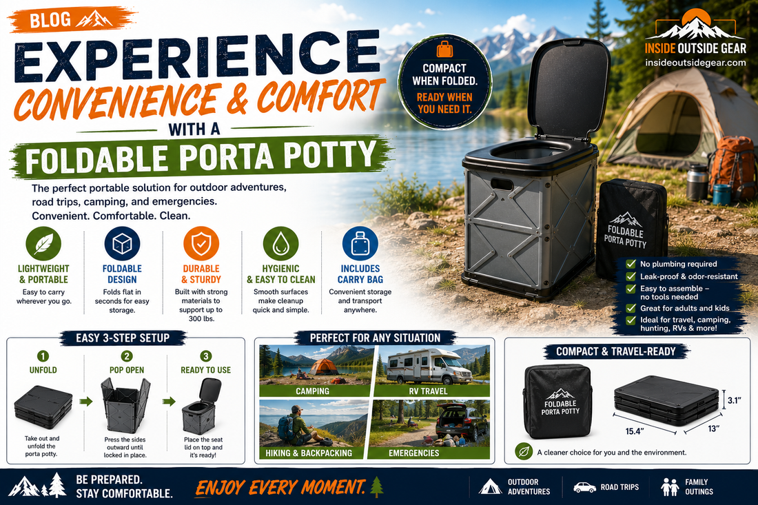 Experience Convenience and Comfort with a Foldable Porta Potty