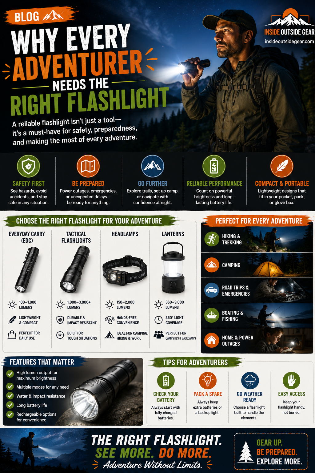 Why Every Adventurer Needs the Right Flashlight