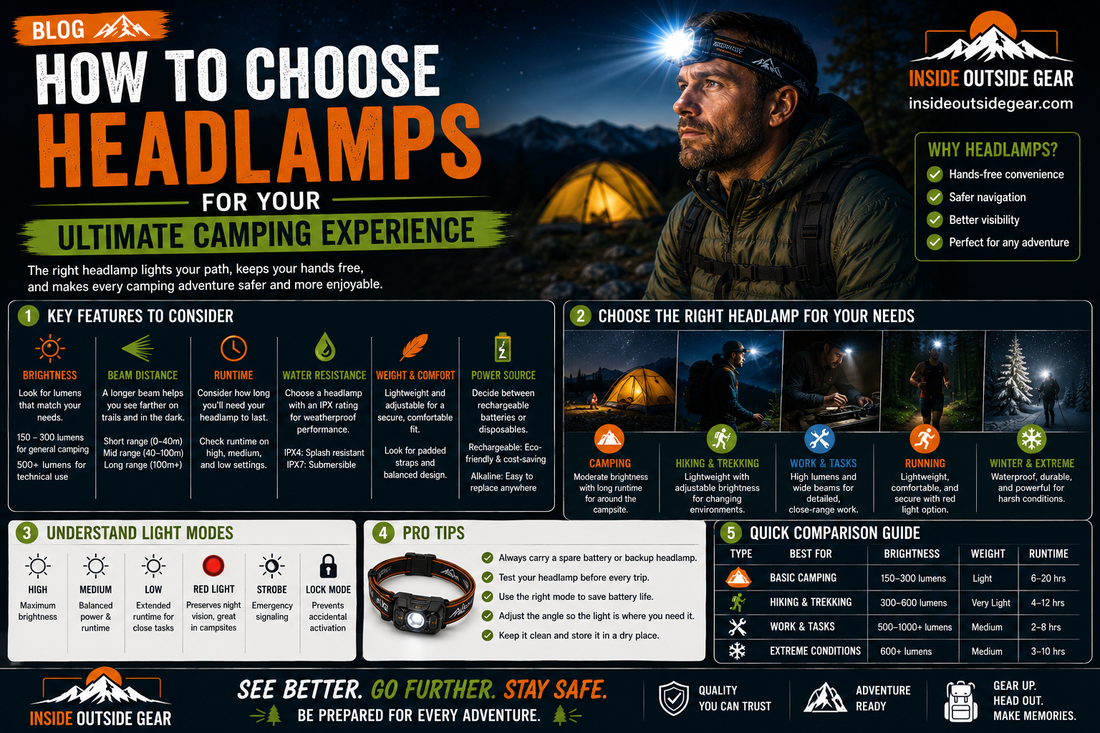 How to Choose Headlamps for Your Ultimate Camping Experience