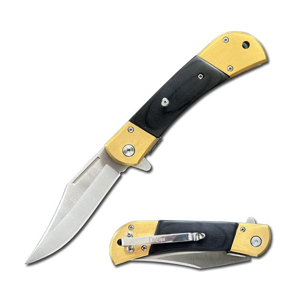 Day Zero Survival 5.5" Spring Assisted Folding Pocket Knife – Premium Handle Collection