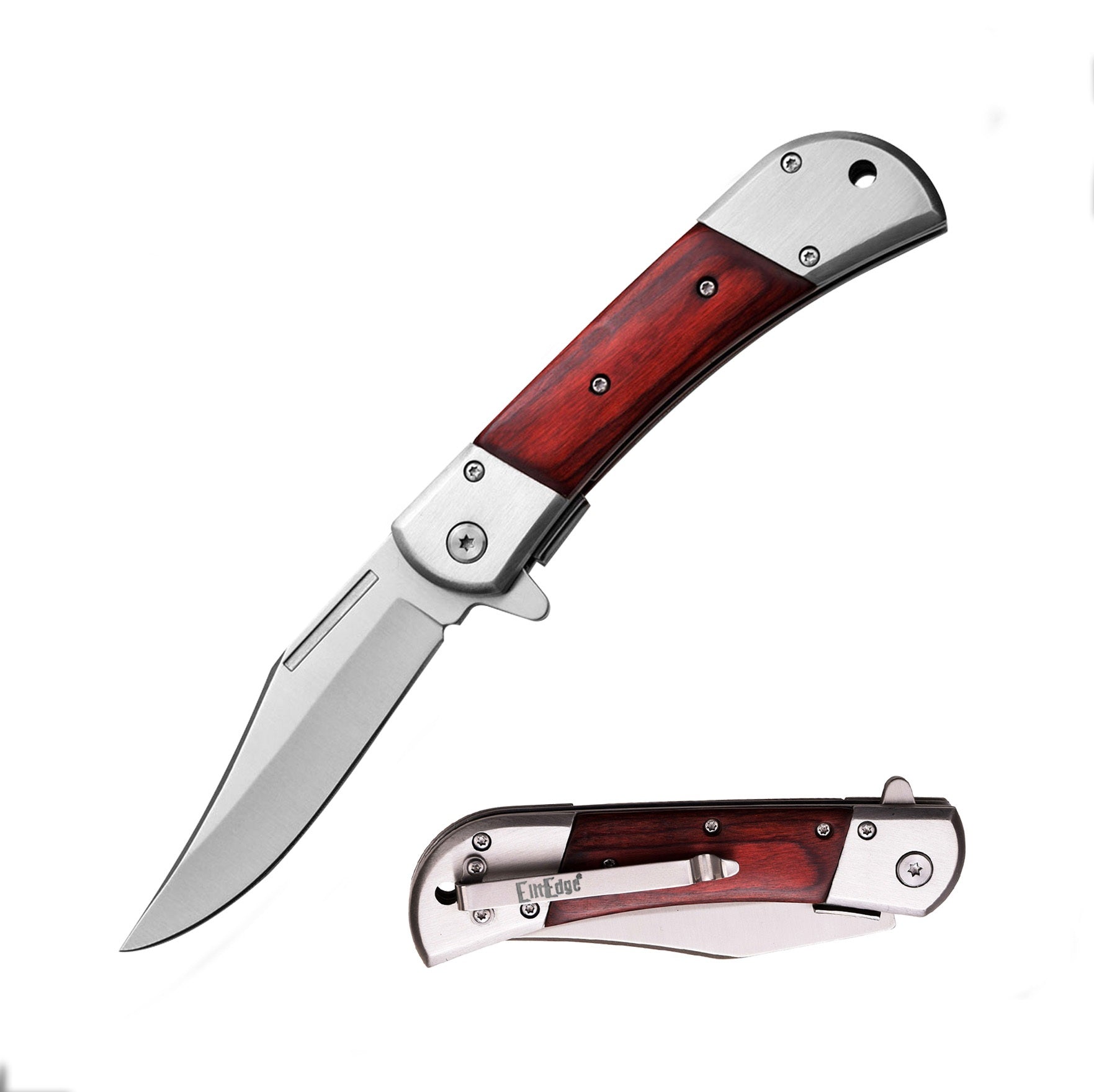 Day Zero Survival 5.5" Spring Assisted Folding Pocket Knife – Premium Handle Collection