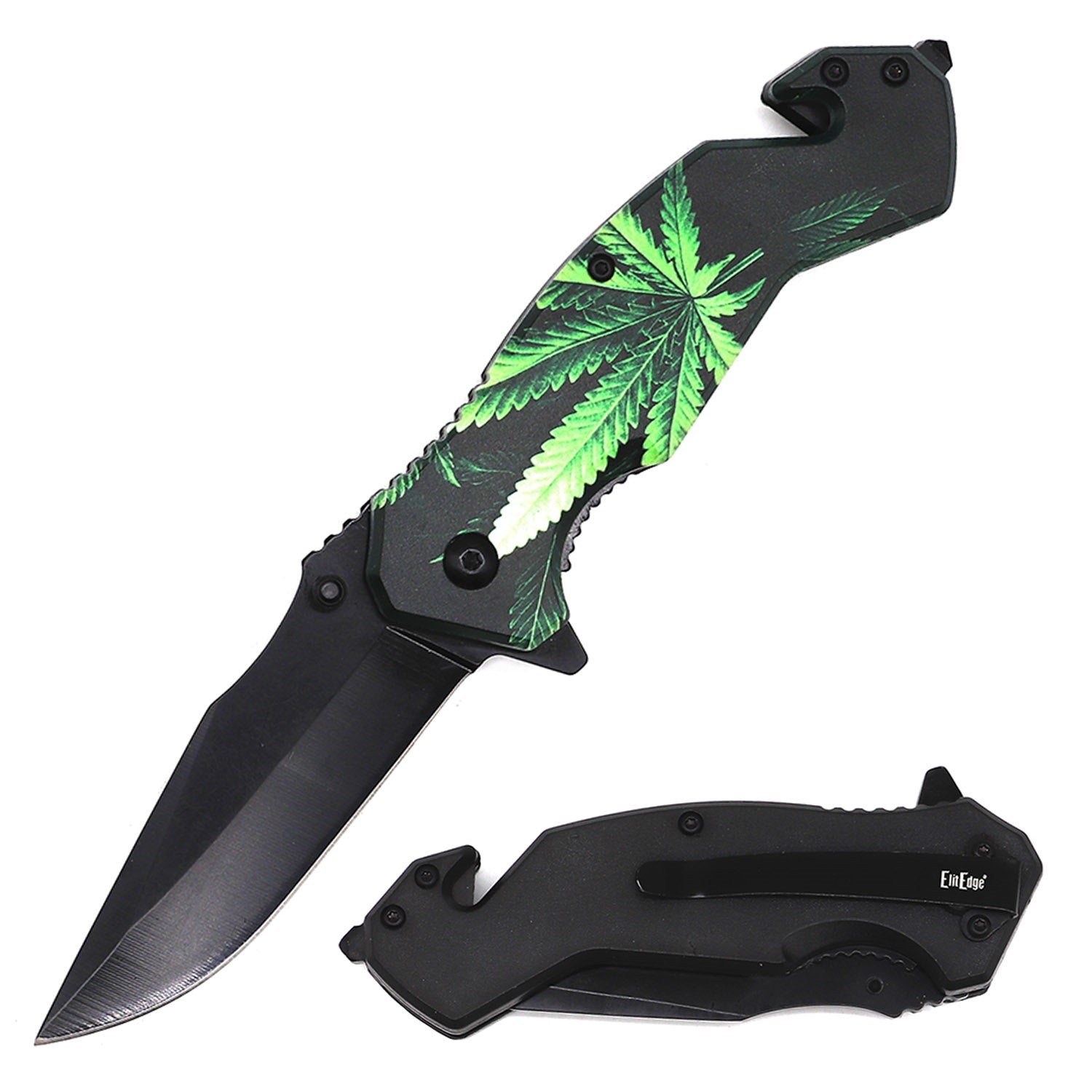 Day Zero Survival Tactical Rescue Spring Assisted Folding Knife – Multiple 3D Printed Designs