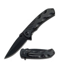 Day Zero Survival 8" Spring Assisted Folding Pocket Knife – Multiple Handle Colors