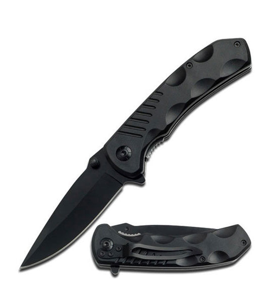 Day Zero Survival 8" Spring Assisted Folding Pocket Knife – Multiple Handle Colors