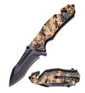 Day Zero Survival 8.75" Rescue Folding Knife – Multiple Handle Designs