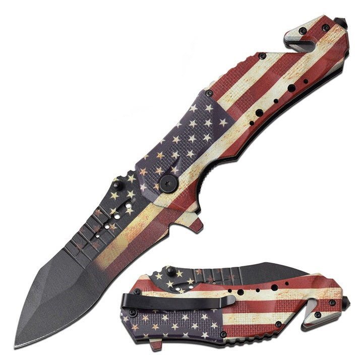 Day Zero Survival 8.75" Rescue Folding Knife – Multiple Handle Designs