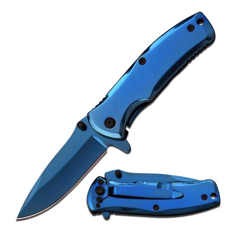 Day Zero Survival Compact Spring Assisted Folding Pocket Knife – Multiple Colors