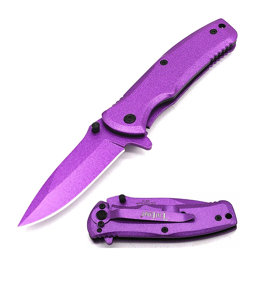 Day Zero Survival Compact Spring Assisted Folding Pocket Knife – Multiple Colors