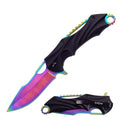 ElitEdge Shadow Spring Assisted Folding Pocket Knife Collection – Aluminum Handle EDC Knife