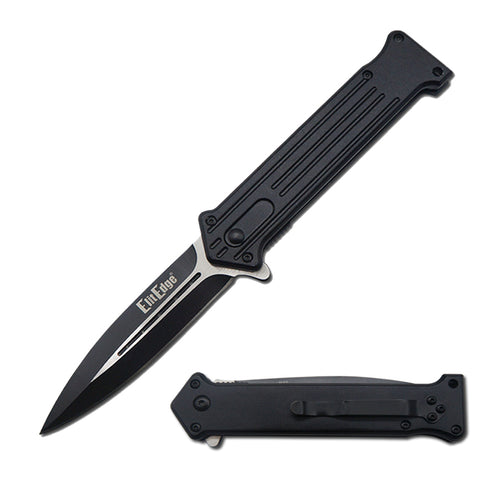 4.5" Closed Two Tone Blade Joker Spring Assisted Knife - 3 Color Selection