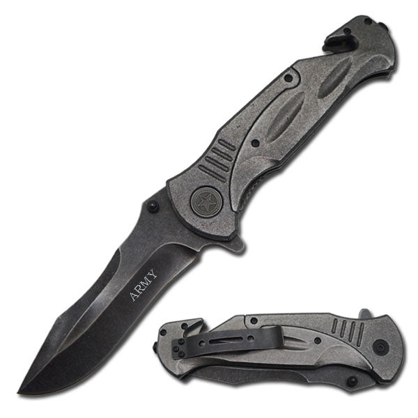 Day Zero Survival 10.5" XL Rescue Folding Knife – Multiple Handle Designs