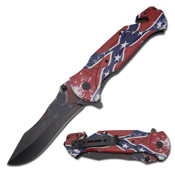 Day Zero Survival 10.5" XL Rescue Folding Knife – Multiple Handle Designs
