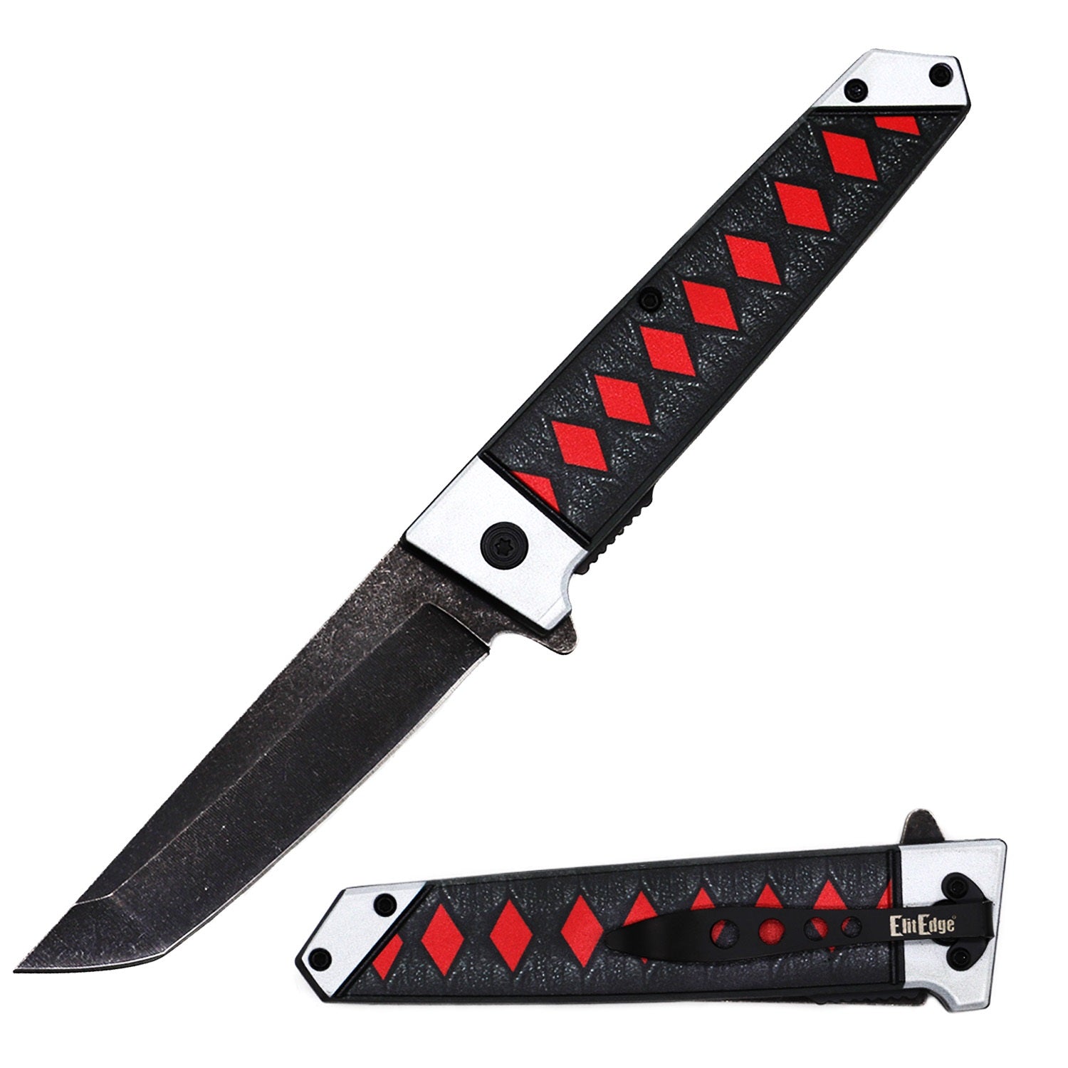 Day Zero Survival 9" Anime Katana Style Spring Assisted Folding Pocket Knife – Multiple Designs