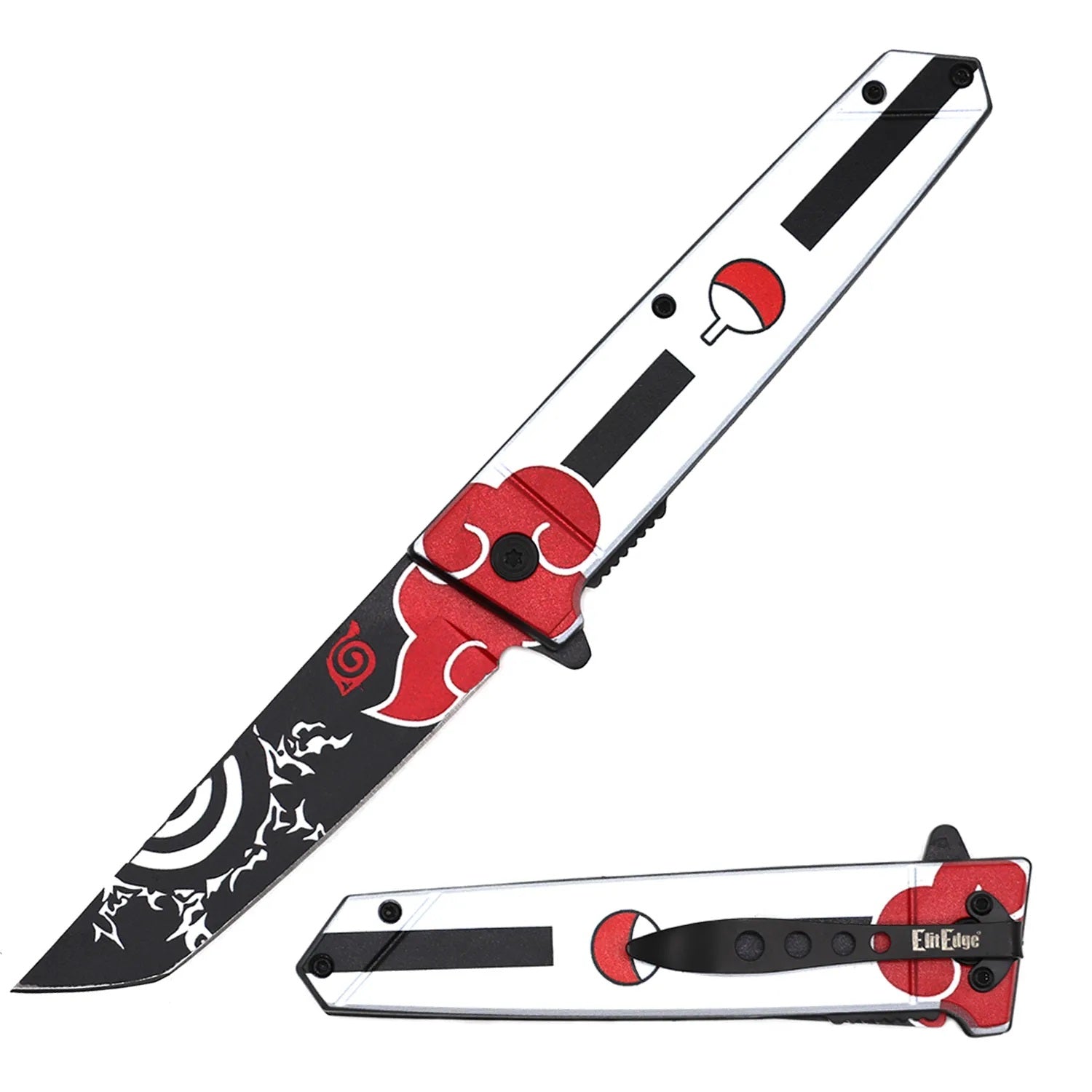 Day Zero Survival 9" Anime Katana Style Spring Assisted Folding Pocket Knife – Multiple Designs