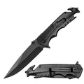 Day Zero Survival 5-in-1 Multi-Tool Spring Assisted Folding Camping Knife – Multiple Colors