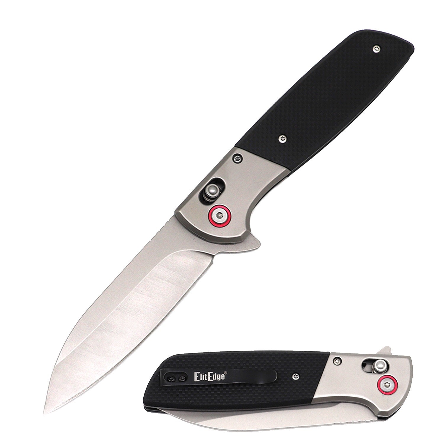 Day Zero Survival 8.5" Axis Lock Ball Bearing Flipper Folding Pocket Knife – G10 Handle EDC Knife