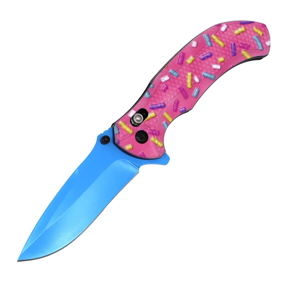 Day Zero Survival Axis Lock Folding Pocket Knife – Multiple Colors