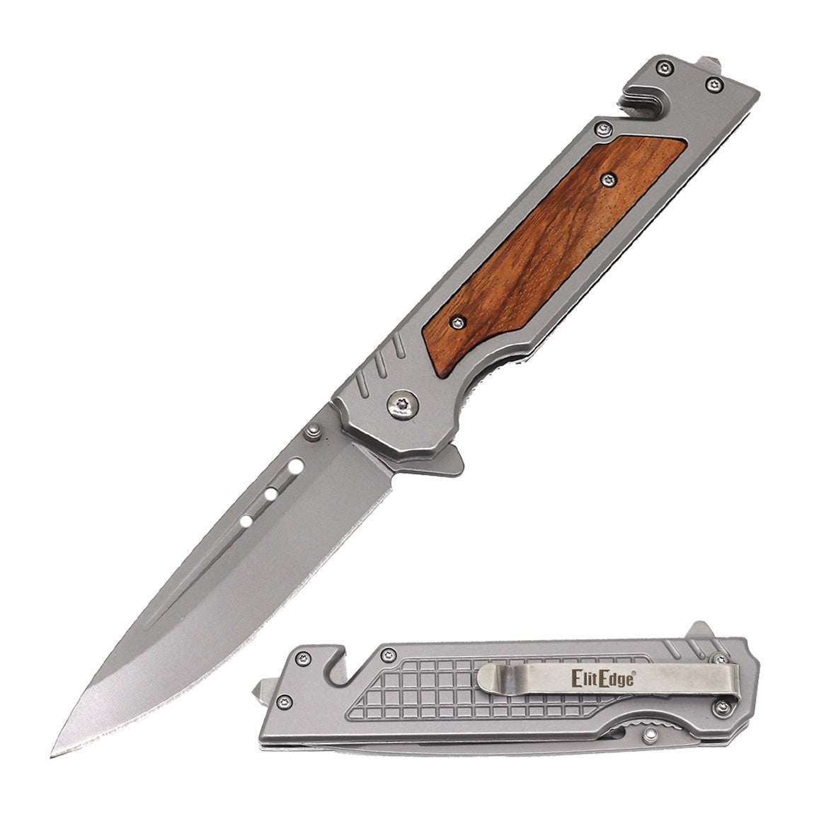 Day Zero Survival 9" Tactical Multitool Spring Assisted Folding Pocket Knife – Multiple Handle Options