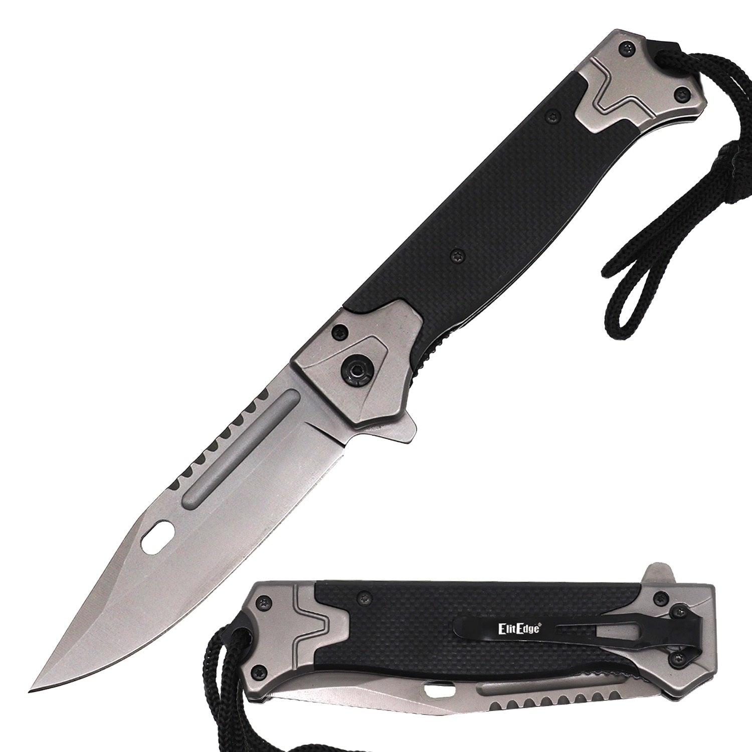 9.25" Tactical Spring Assisted Open Pocket Knife G10 Handle - 2 Color Selection