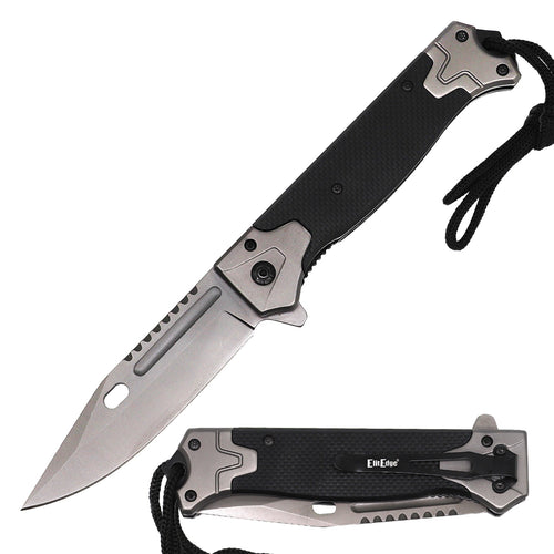 9.25" Tactical Spring Assisted Open Pocket Knife G10 Handle - 2 Color Selection