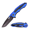 Day Zero Survival 8.25" Carbon Fiber Tactical Spring Assisted Pocket Knife – Multiple Colors