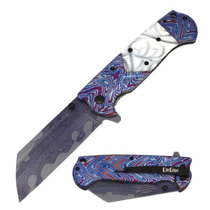 Etched White Pearl Handle