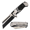 Day Zero Survival Cleaver Razor Spring Assisted Folding Pocket Knife – Multiple Handle Styles