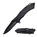 8.25" Heavy Duty Tactical Spring Assisted Pocket Knife Collection – Black & Rose Gold