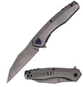 ElitEdge 8.25" Spring Assisted Wharncliffe Pocket Knife – Flipper EDC Collection