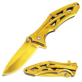 Day Zero Survival Spring Assisted Stainless Steel Folding Pocket Knife – Multiple Finish Options