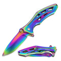 Day Zero Survival Spring Assisted Stainless Steel Folding Pocket Knife – Multiple Finish Options