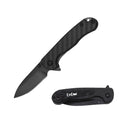 Day Zero Survival Ball Bearing Carbon Fiber Pocket Knife – Multiple Blade Finishes