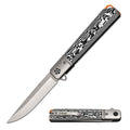 High Quality D2 Steel Ball Bearing Pocket Flipper Knife