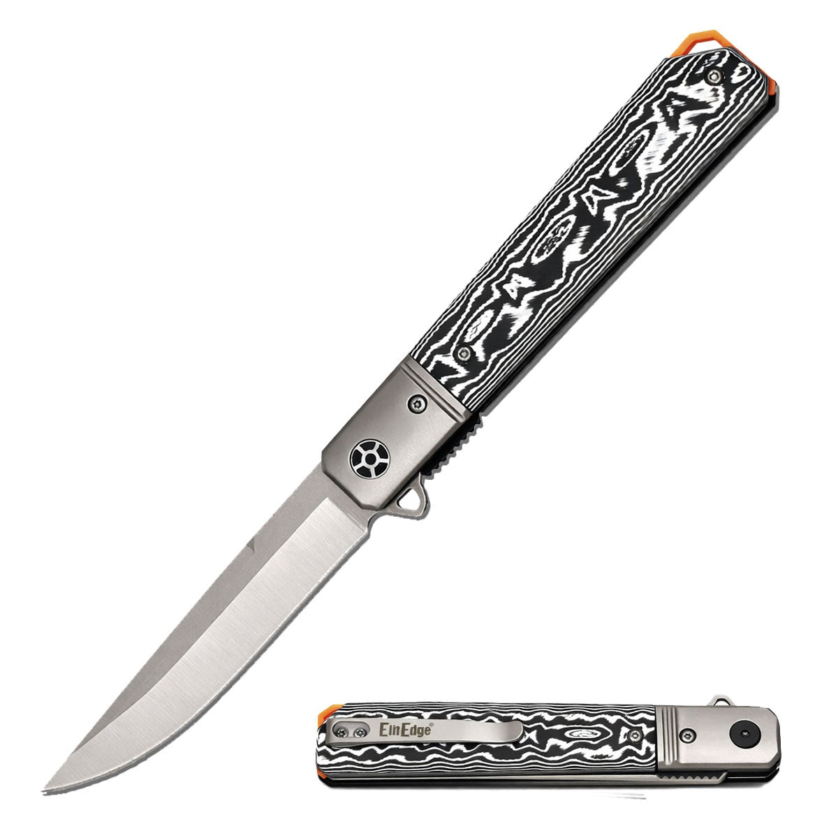 High Quality D2 Steel Ball Bearing Pocket Flipper Knife