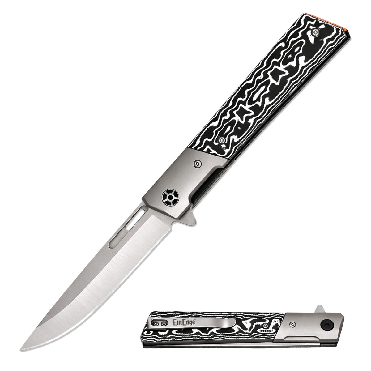 High Quality D2 Steel Ball Bearing Pocket Flipper Knife
