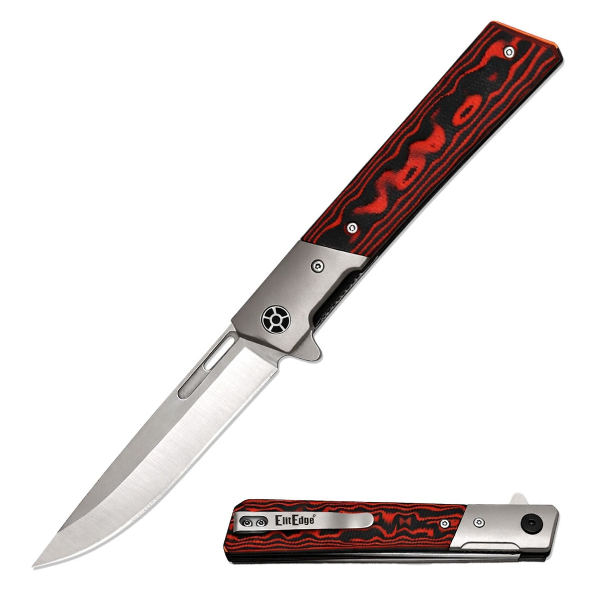 High Quality D2 Steel Ball Bearing Pocket Flipper Knife