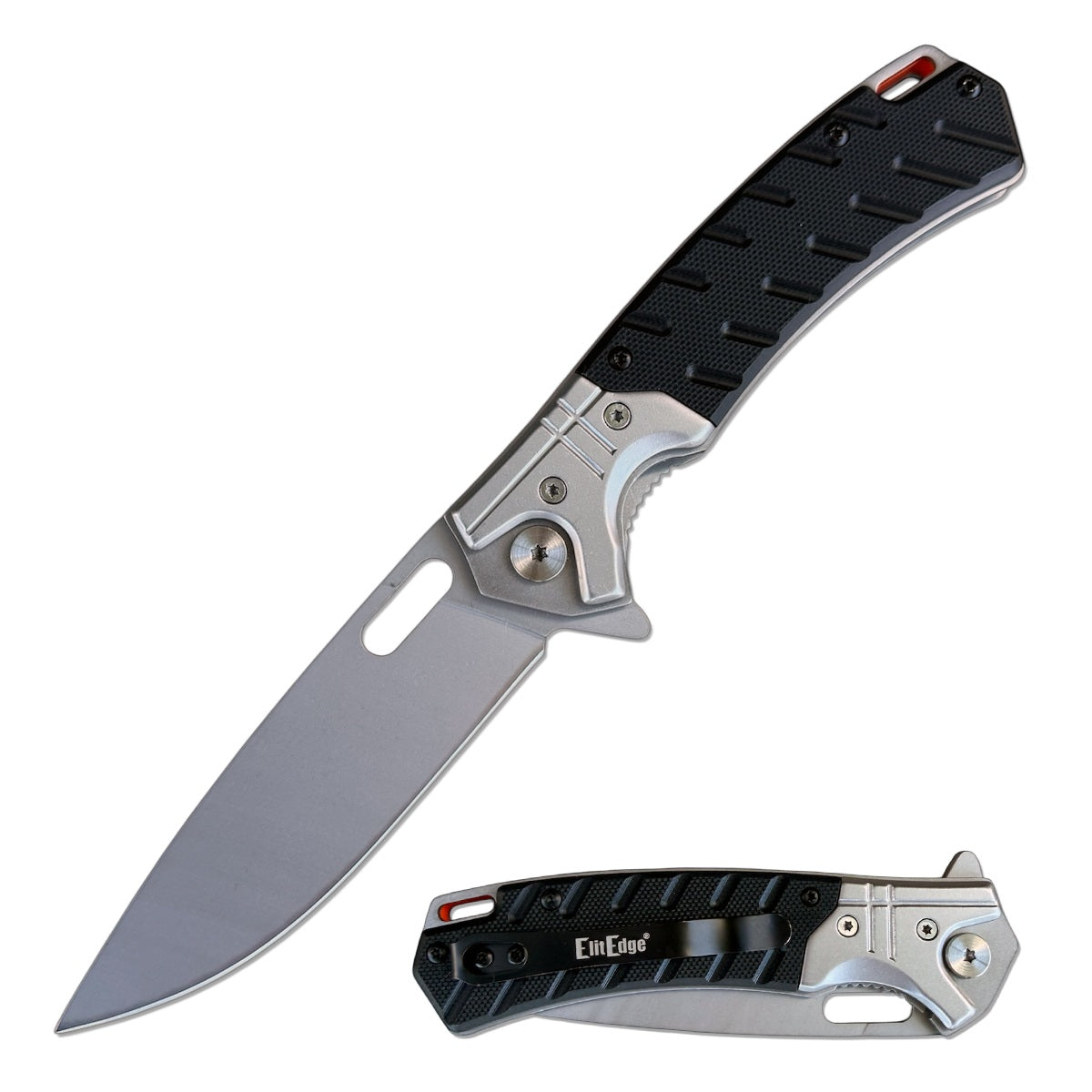 Day Zero Survival 8.5" Ball Bearing Flipper Knife – Textured G10 Handle Series