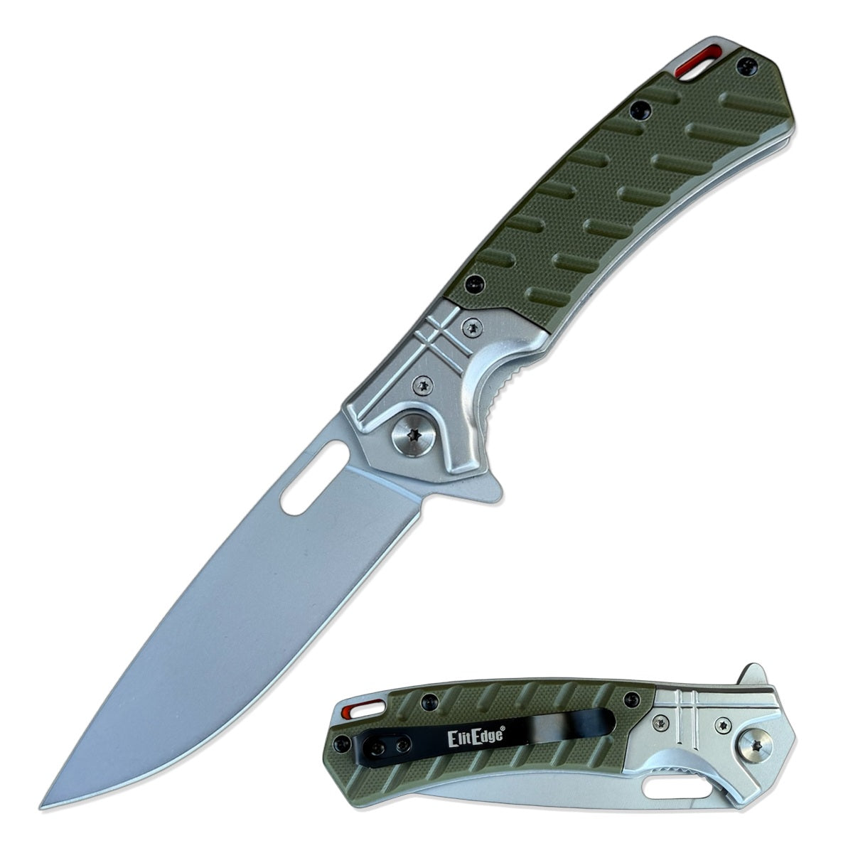 Day Zero Survival 8.5" Ball Bearing Flipper Knife – Textured G10 Handle Series