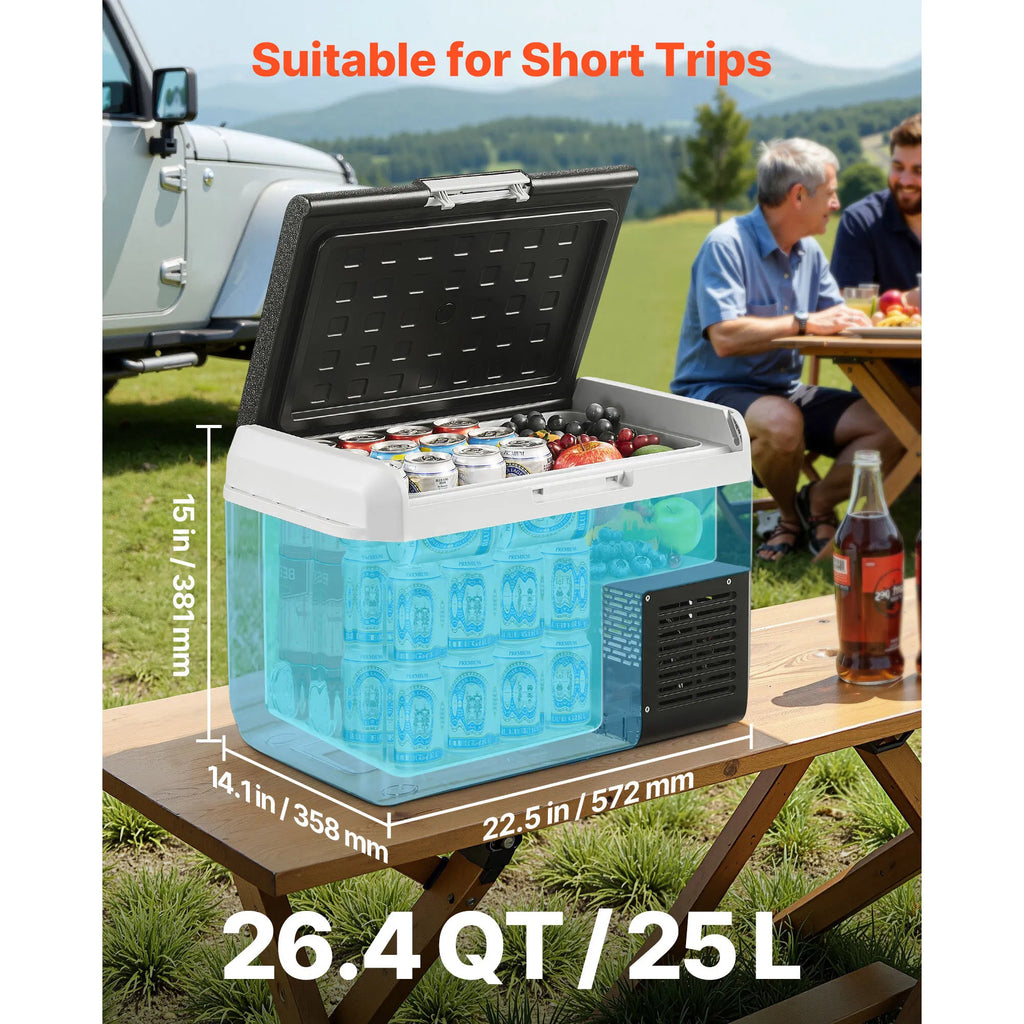 VEVOR 12V Portable Car Refrigerator Freezer