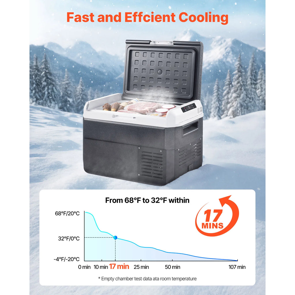 VEVOR 12V Portable Car Refrigerator Freezer