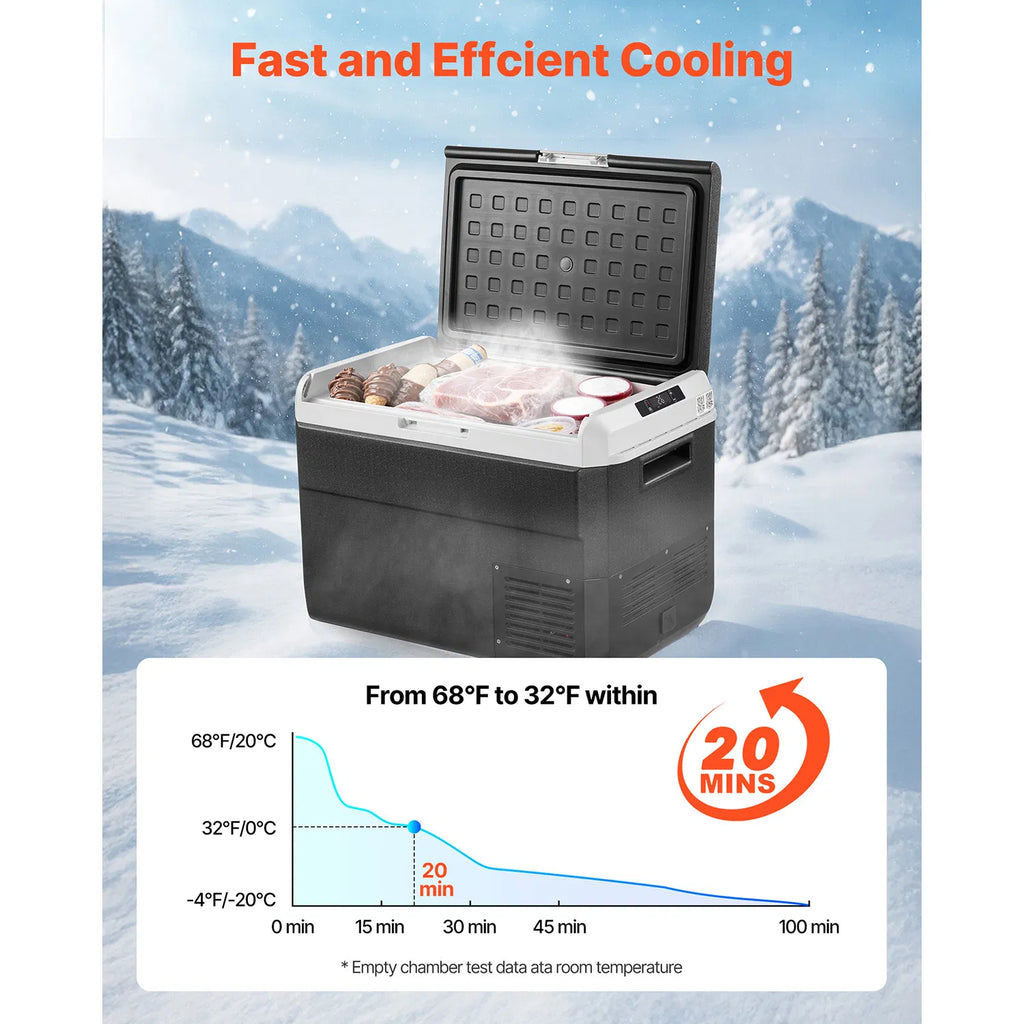 VEVOR 12V Portable Car Refrigerator Freezer