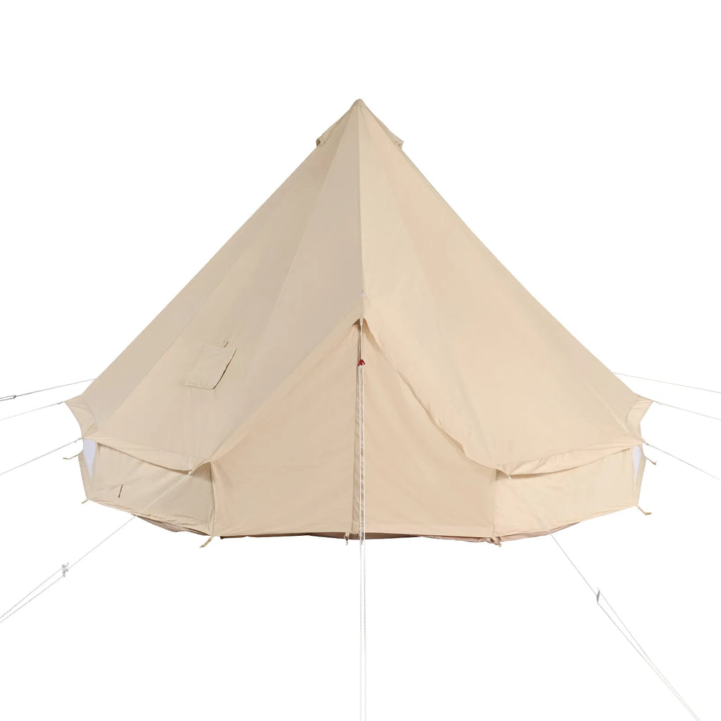 VEVOR Canvas Bell Tent, Waterproof with Stove Jack & Detachable Wall