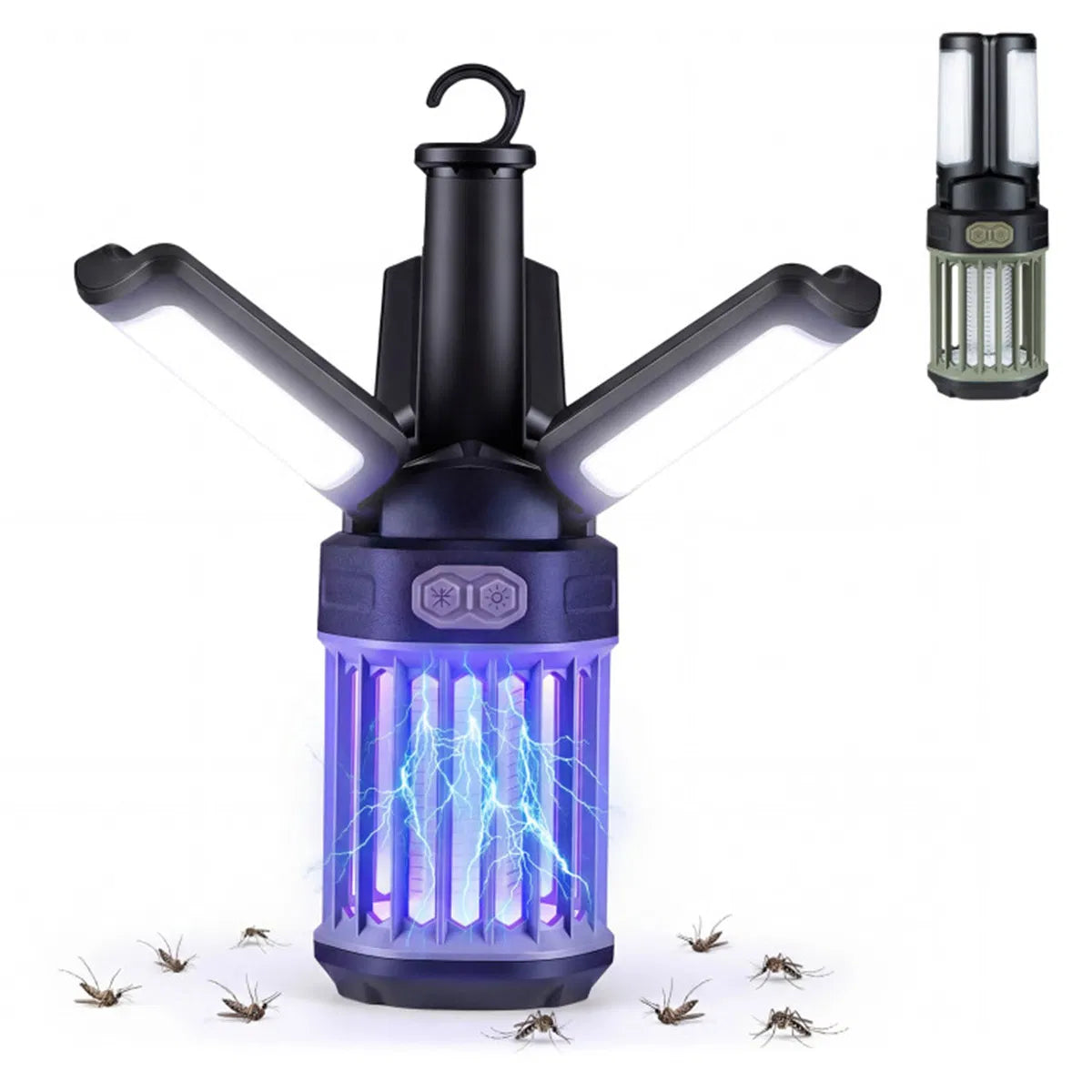 2-in-1 Rechargeable Bug Zapper & Camping Lantern