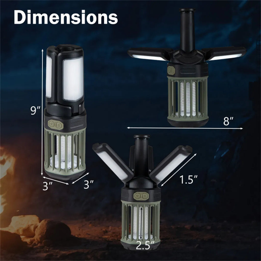 2-in-1 Rechargeable Bug Zapper & Camping Lantern