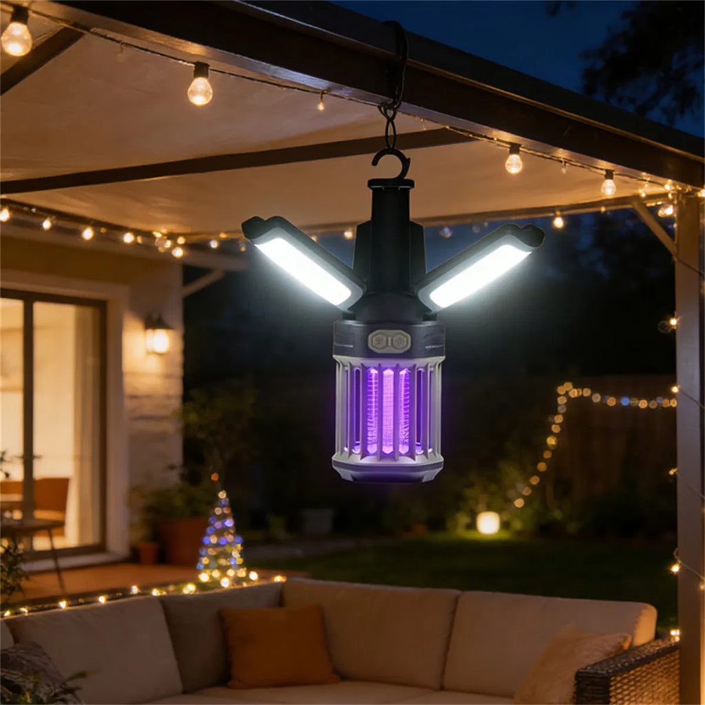 2-in-1 Rechargeable Bug Zapper & Camping Lantern