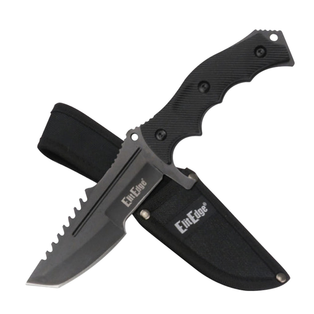 Day Zero Survival 8.5" Full Tang Tactical Tanto Fixed Blade Knife – Multiple Finishes